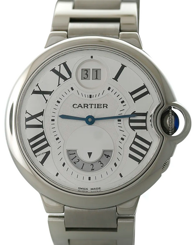 Cartier Ballon Bleu 38.5MM Quartz Silver Dial Steel Bracelet (3194)