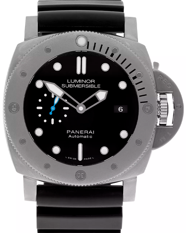 Panerai Luminor Submersible 1950 3 Days 47MM Black Dial Rubber Strap (PAM01305)