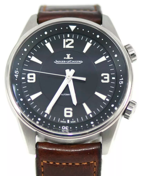 2018 Jaeger-LeCoultre Polaris 41MM Black Dial Leather Strap (Q9008471)