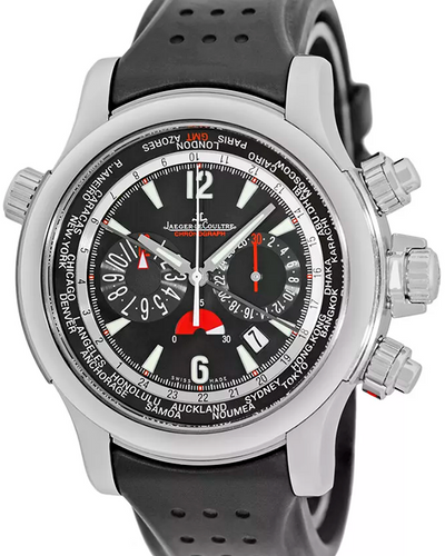 Jaeger-LeCoultre Master Compressor  Extreme World Chronograph 46MM Black Dial Rubber Strap (150.8.22)