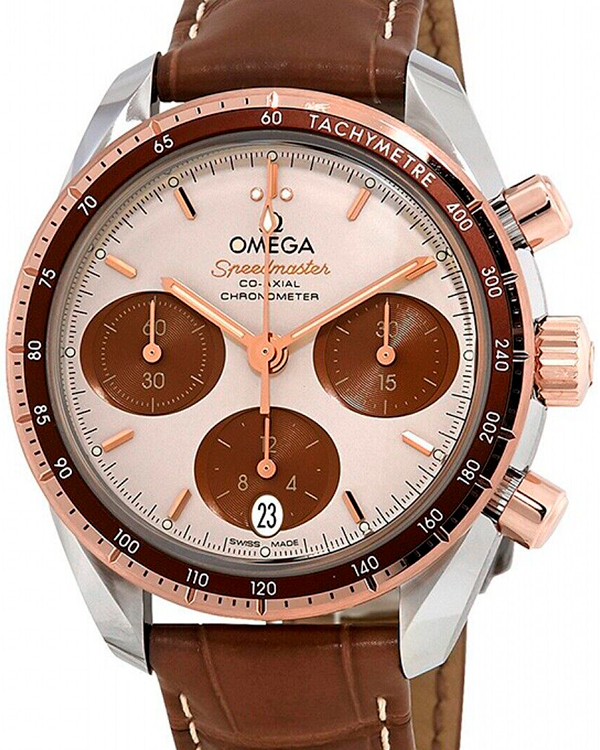 2023 Omega Speedmaster 38MM Brown Dial Leather Strap (324.23.38.50.02.002)