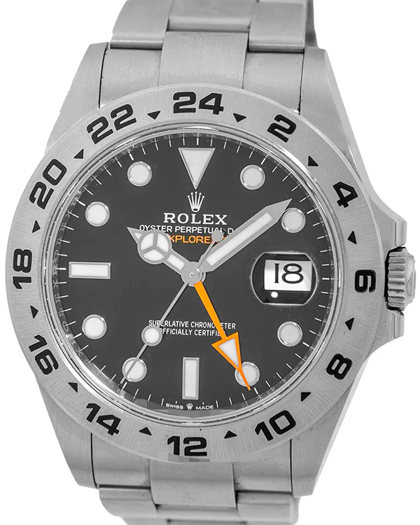 2022 Rolex Explorer II 42MM Black Dial Oyster Bracelet (226570)