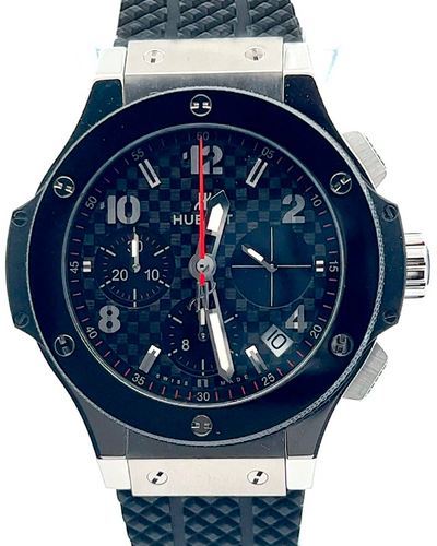 Hublot Big Bang 41MM Black Dial Rubber Strap (342.SB.131.RX)