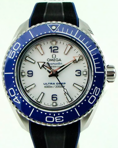 2024 Omega Seamaster Planet Ocean 6000M 45MM White Dial Rubber Strap (215.32.46.21.04.001)