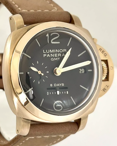 Panerai Luminor L.E. 44MM Brown Dial Leather Strap (PAM00289)