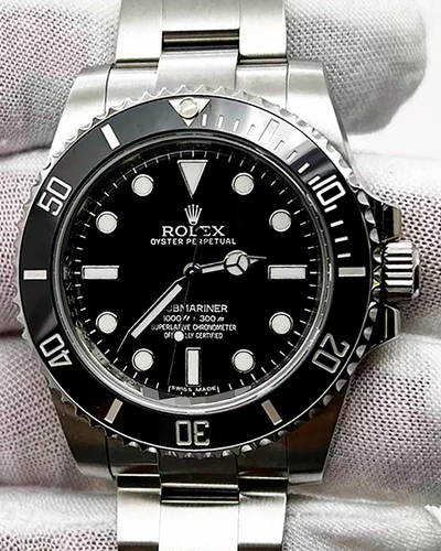 2013 Rolex Submariner No Date 40MM Black Dial Oyster Bracelet (114060)