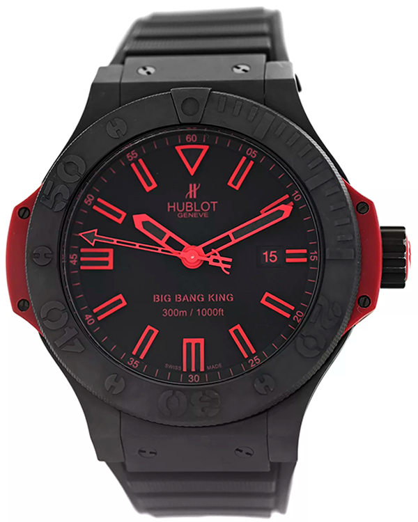 Hublot Big Bang King 48MM Black Dial Rubber Strap (322.CI.1130.GR.ABR10)