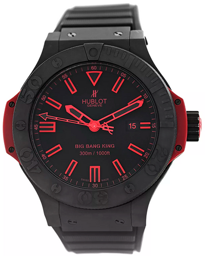 Hublot Big Bang King 48MM Black Dial Rubber Strap (322.CI.1130.GR.ABR10)