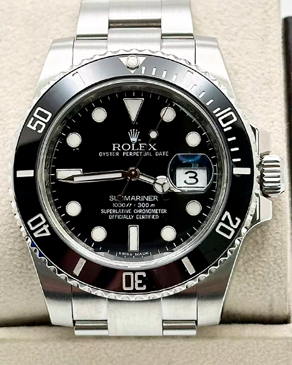 Rolex Submariner Date 40MM Black Dial Oyster Bracelet (116610)