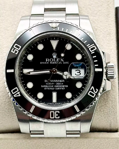 Rolex Submariner Date 40MM Black Dial Oyster Bracelet (116610)