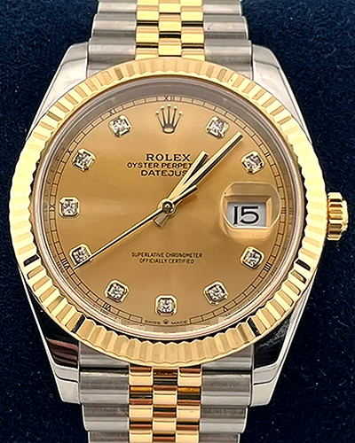 Rolex Datejust 41MM Gold Dial Two-Tone Jubilee Bracelet (126333)