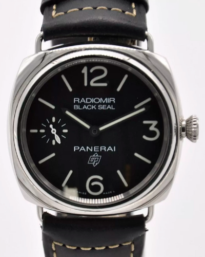 2021 Panerai Radiomir "Black Seal" 45MM Black Dial Leather Strap (PAM00754)