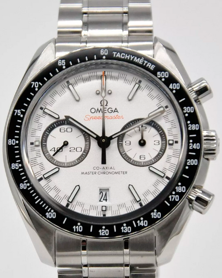 Omega Speedmaster Racing 44.25MM White Dial Steel Bracelet (329.30.44.51.04.001)