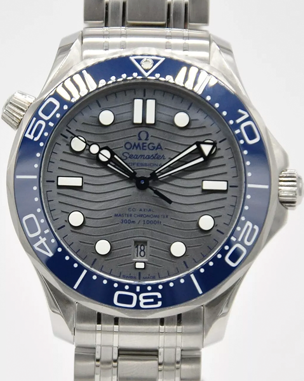 Omega Seamaster Diver 300M 42MM Grey Dial Steel Bracelet (210.30.42.20.06.001)