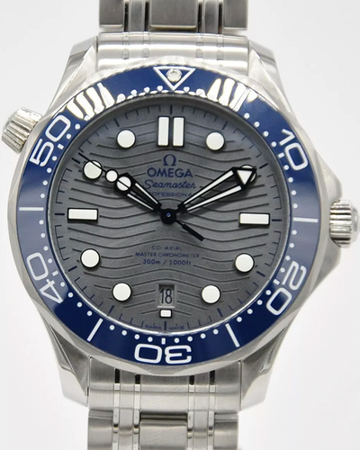 Omega Seamaster Diver 300M 42MM Grey Dial Steel Bracelet (210.30.42.20.06.001)