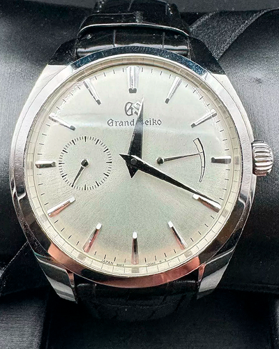 2021 Grand Seiko Elegance 39MM Silver Dial Leather Strap (SBGK007)