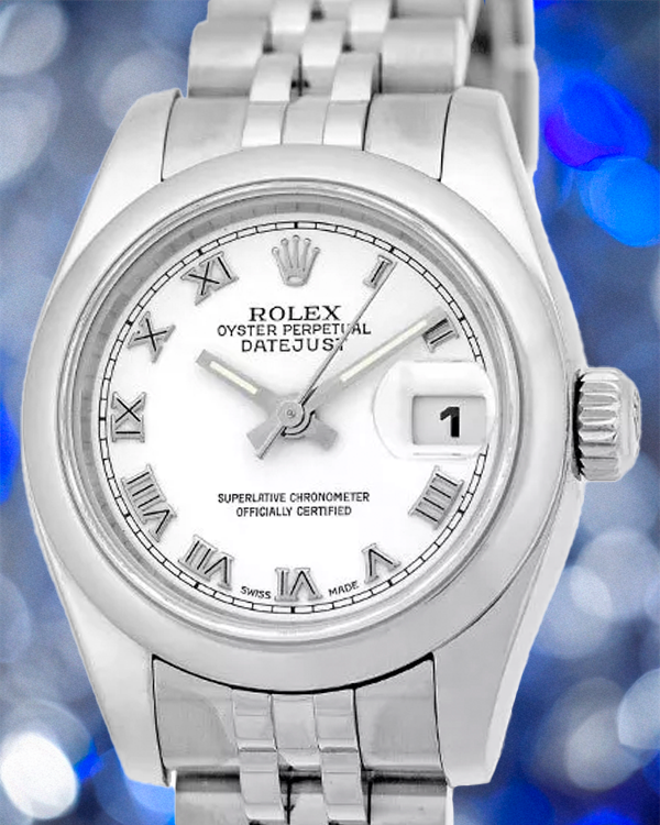 2007 Rolex Lady-Datejust 26MM White Dial Jubilee Bracelet (179160)