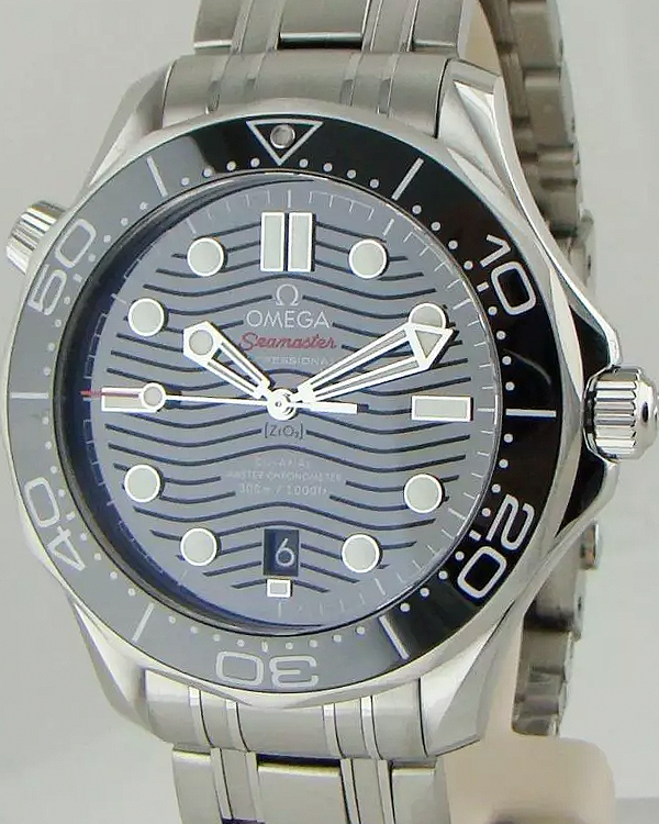 2024 Omega Seamaster Diver 300M 42MM Black Dial Steel Bracelet (210.30.42.20.01.001)