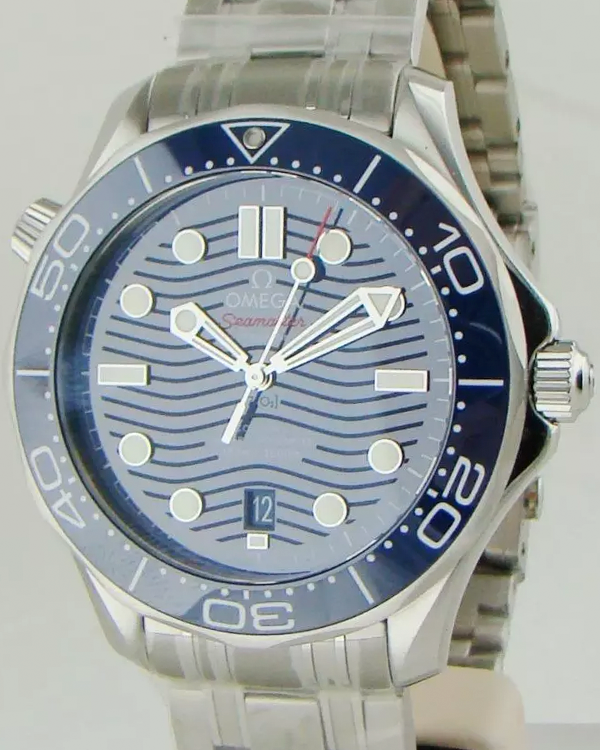 2024 Omega Seamaster Diver 300M 42MM Blue Dial Steel Bracelet (210.30.42.20.03.001)