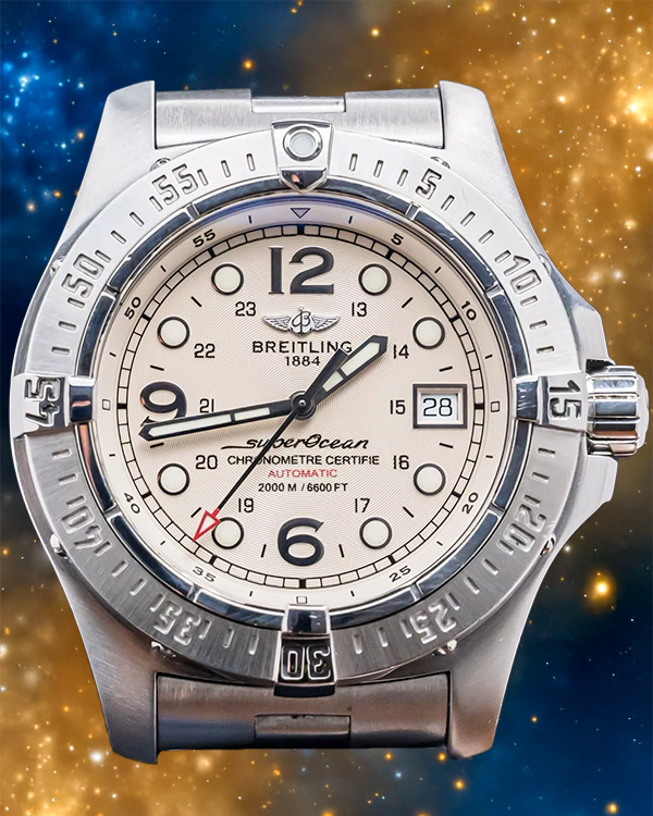 Breitling Superocean Steelfish 44MM Silver Dial Steel Bracelet (A17390)