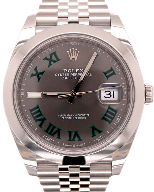 2023 Rolex Datejust "Wimbledon" 41MM Slate Dial Jubilee Bracelet (126300)