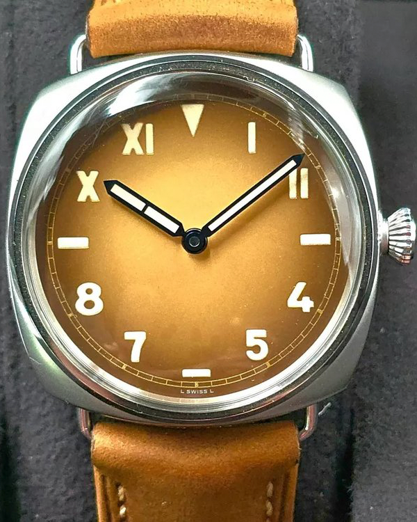 No Reserve - 2022 Panerai Radiomir California 47MM Brown Dial Leather Strap (PAM00931)