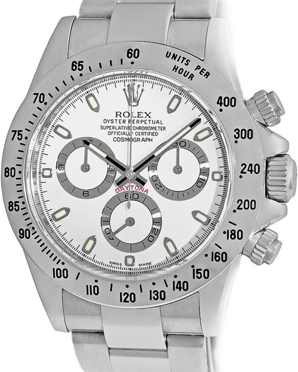 2012 Rolex Cosmograph Daytona 40MM White Dial Steel Bracelet (116520)