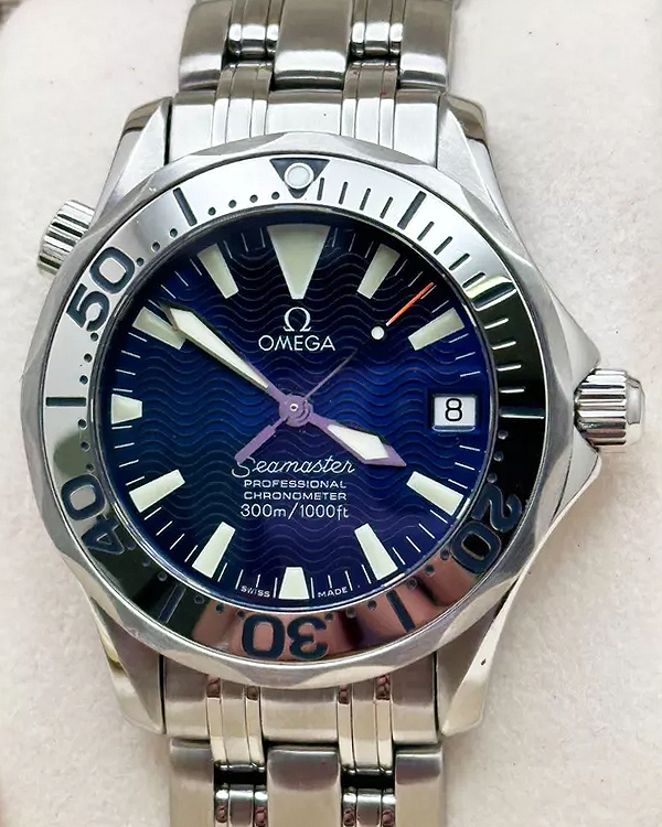 Omega Seamaster 36.25MM Blue Dial Steel Bracelet (2053.80.00)