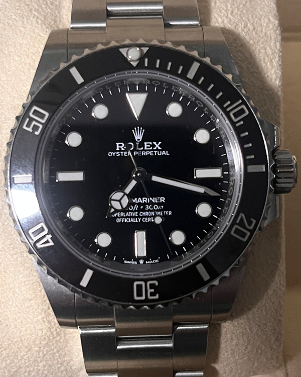 2022 Rolex Submariner No-Date 41MM Black Dial Oyster Bracelet (124060)