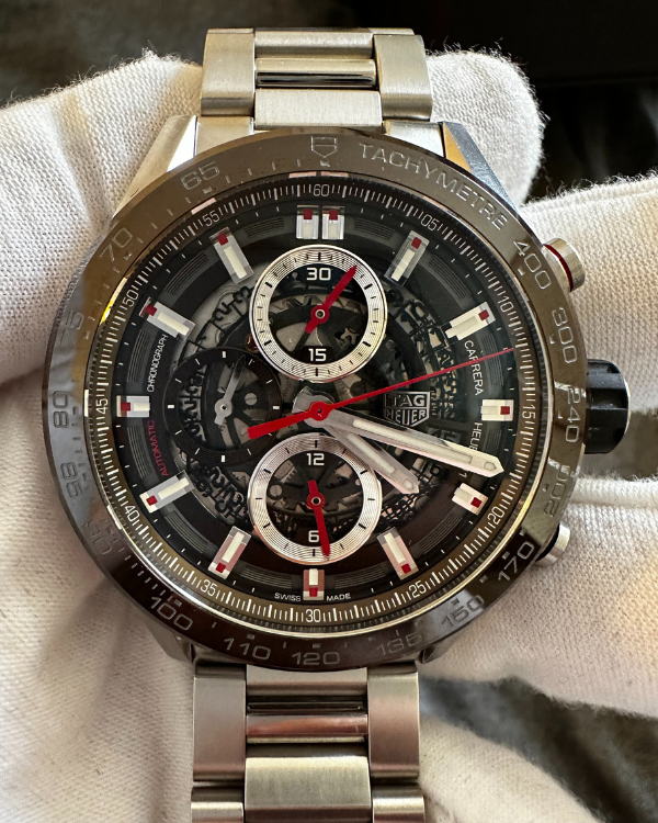 Tag Heuer Carrera Steel Skeleton Dial (CAR201V.BA0714)