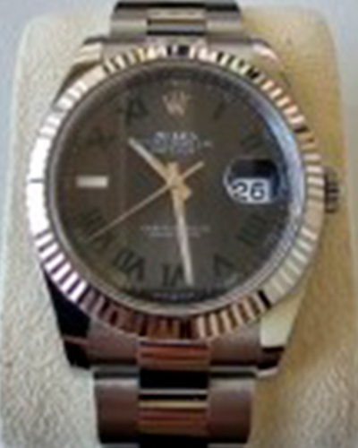 Rolex Datejust "Wimbledon" 41MM Slate Dial Oyster Bracelet (126334)