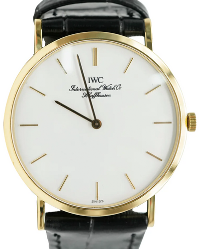 IWC Schaffhausen Portofino Ultra-Thin 32MM White Dial Aftermarket Leather Strap (IW2010)