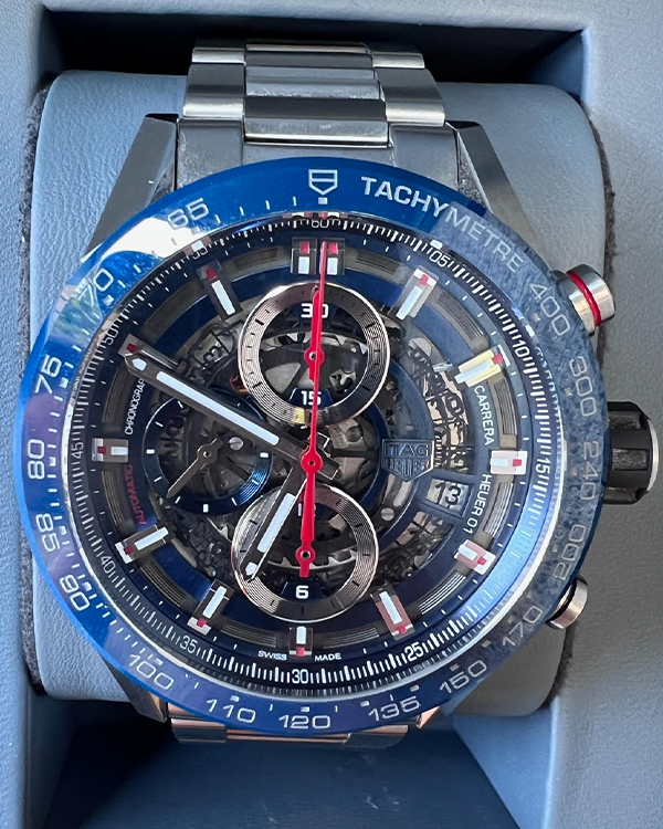 2020 TAG Heuer Carrera Steel Skeleton Dial (CAR201T.BA0766)