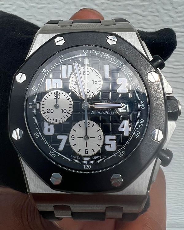 2011 Audemars Piguet Royal Oak Offshore Chronograph Steel Black Dial (25940SK)