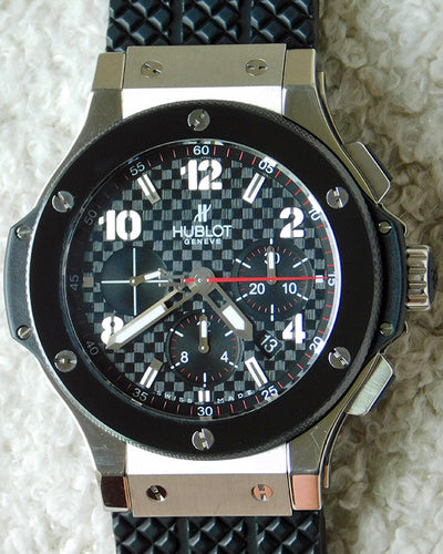 2015 Hublot Big Bang 44MM Black Dial Rubber Strap (301.SB.131.RX)