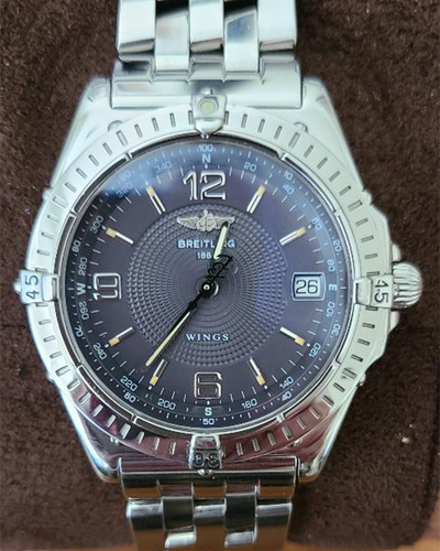 Breitling Windrider "Wings" Steel Grey Dial (A10050)