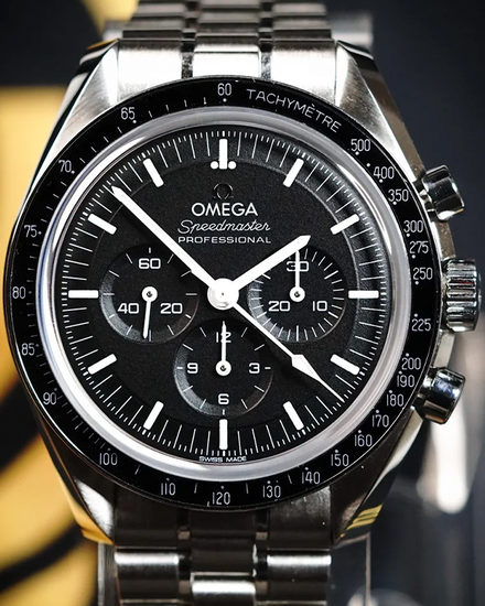 2024 Omega Speedmaster Professional Moonwatch 42MM Black Dial Steel Bracelet (310.30.42.50.01.002)