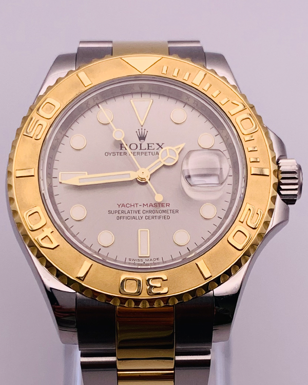 Rolex Yacht-Master 40MM White Dial Two-Tone Oyster Bracelet (16623)