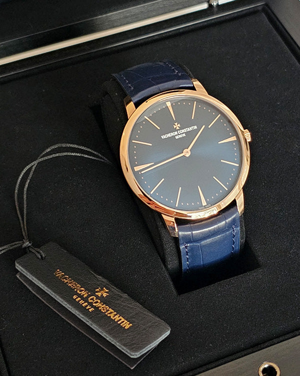 2023 Vacheron Constantin Patrimony X81R2520 Pink Gold  Blue Dial ( 81180/000R-B518)