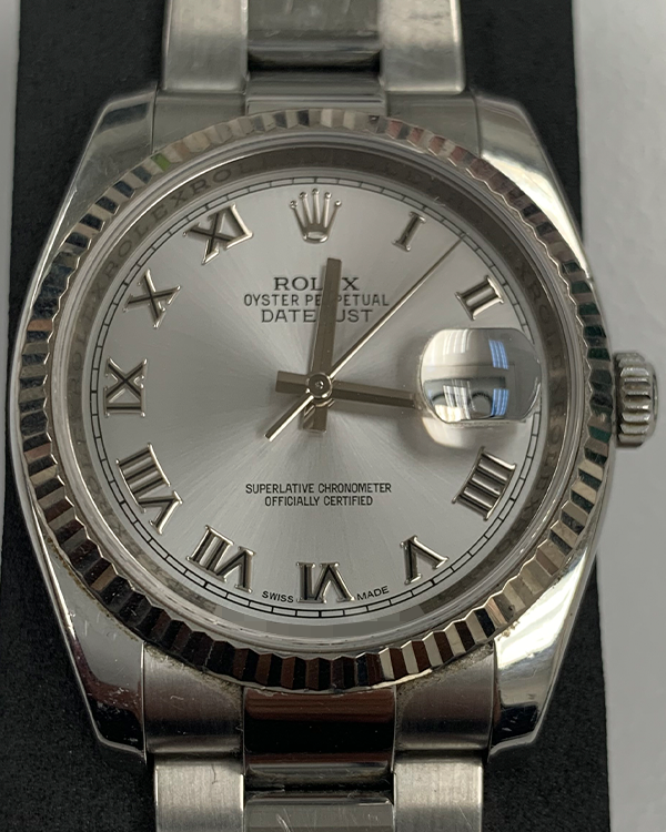 Rolex Datejust 36MM Silver Dial Oyster Bracelet (116234)