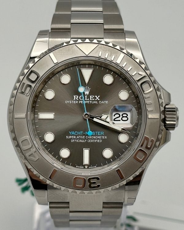 2023 Rolex Yacht-Master 40 Oystersteel & Platinum Slate Dial Oyster (126622)