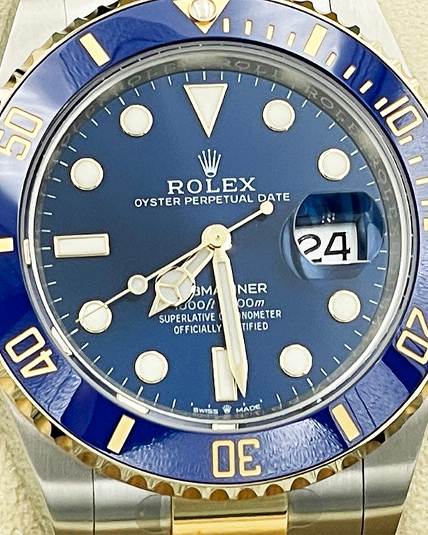 2023 Rolex Submariner Date "Bluesy" 41MM Blue Dial Two-Tone Oyster Bracelet (126613LB)