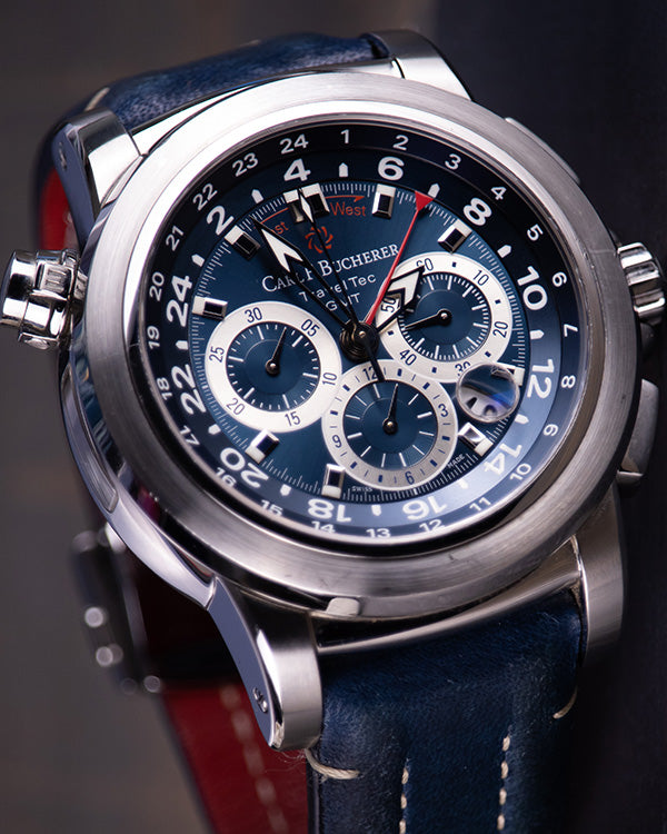 Carl F. Bucherer Patravi TravelTec GMT Blue Dial (00.10620.08.53.01)