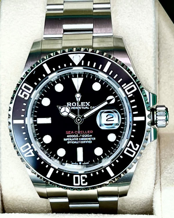 2023 Rolex Sea-Dweller Oystersteel Black Dial (126600)