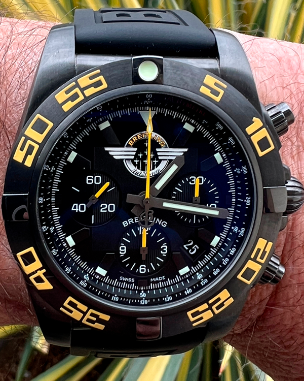 Breitling Chronomat 44 Chronograph Black Dial Limited Edition of 500 (MB01109P/BD48)