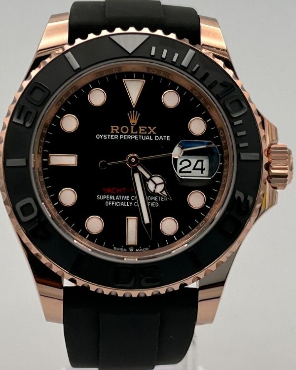 2023 Rolex Yacht-Master Rose Gold Black Dial (126655)