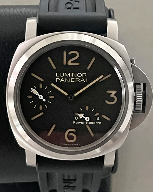 2020 Panerai Luminor 8 Days 44MM Black Dial Rubber Strap (PAM00797)