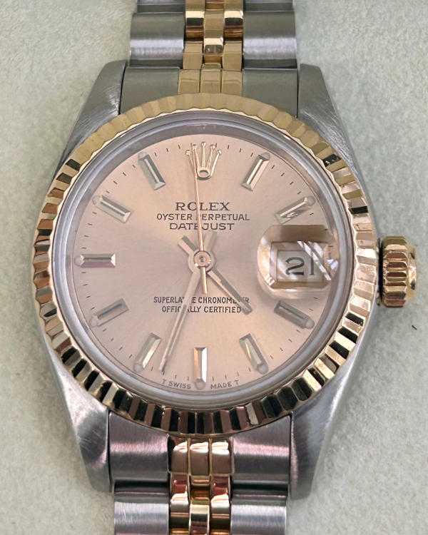 1986 Rolex Lady- Datejust 26MM Jubilee Bracelet Two-Tone Champagne Dial (69173)