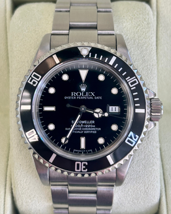 Rolex Sea-Dweller Date 40MM Steel Black Dial (16600) – Grailzee