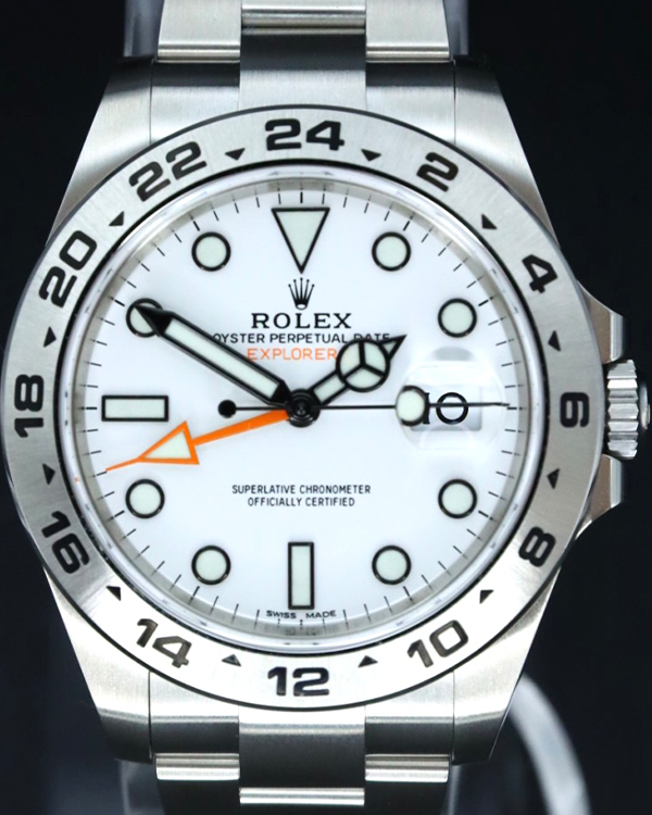 2021 Rolex Explorer II Oystersteel "Polar" White Dial (216570)